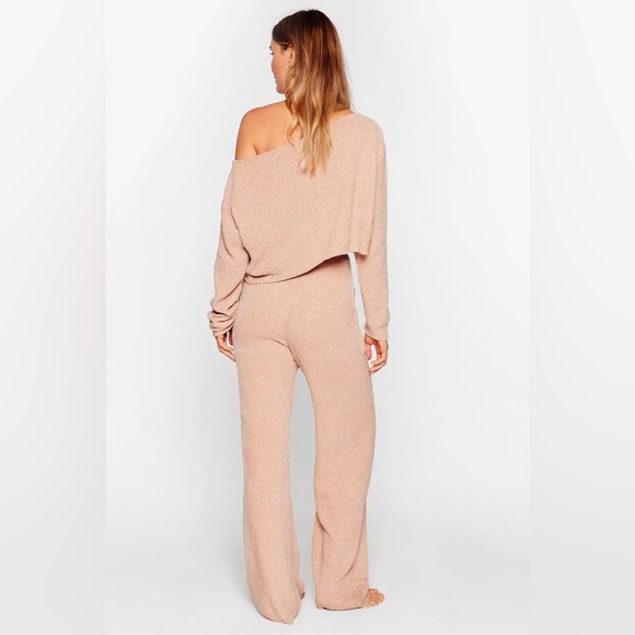 Nasty Gal - Women’s Chenille Good Jumper and Trousers Lounge Set - Size Small - Picture 2 of 11